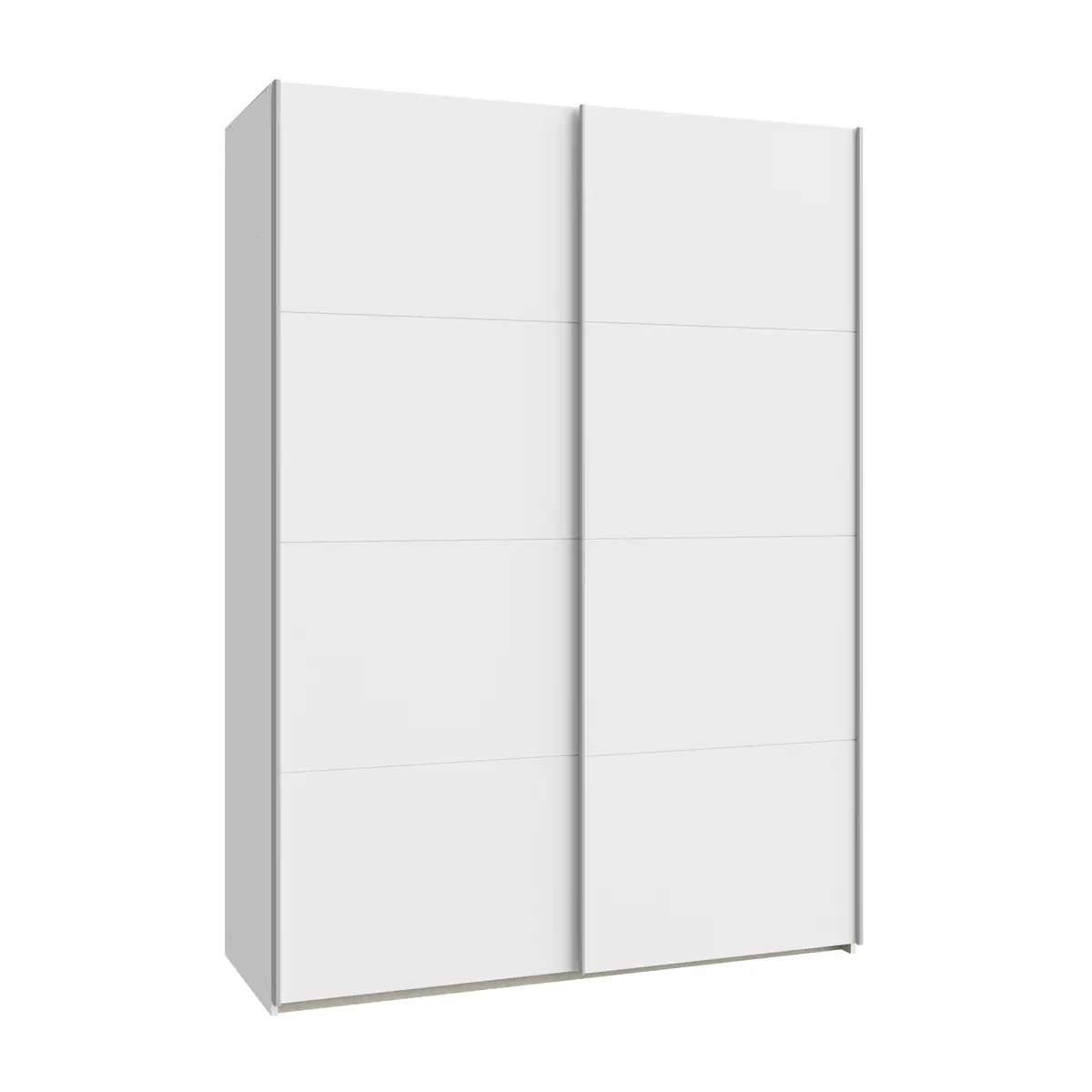 Schwebetürenschrank FREDDY 2- B ca. 150 cm, Weiß