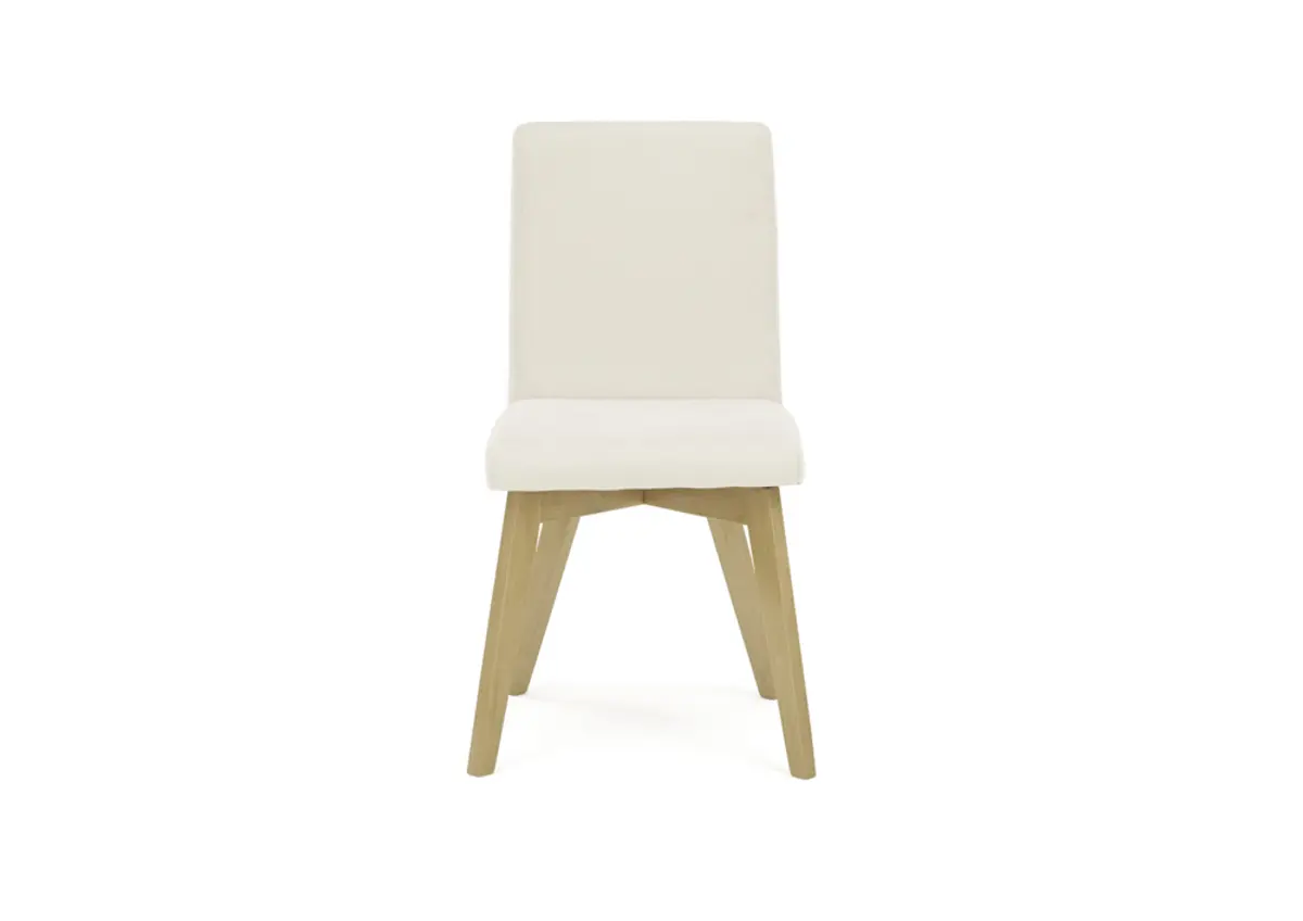 Stuhl SITTING TOGETHER_A- Soff, Creme, Eiche Natur