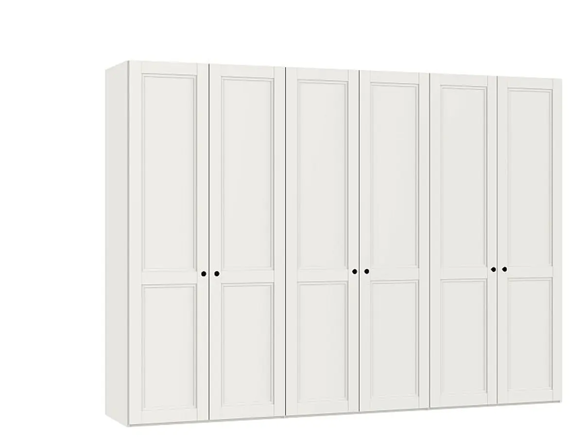 Drehtürenschrank JOIN IT- B ca. 303 cm., Cremeweiss, Weiss