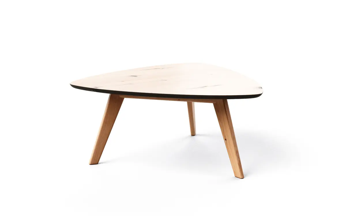 Couchtisch Aarhus - LBH ca. 78x80x40 cm, Eiche furniert