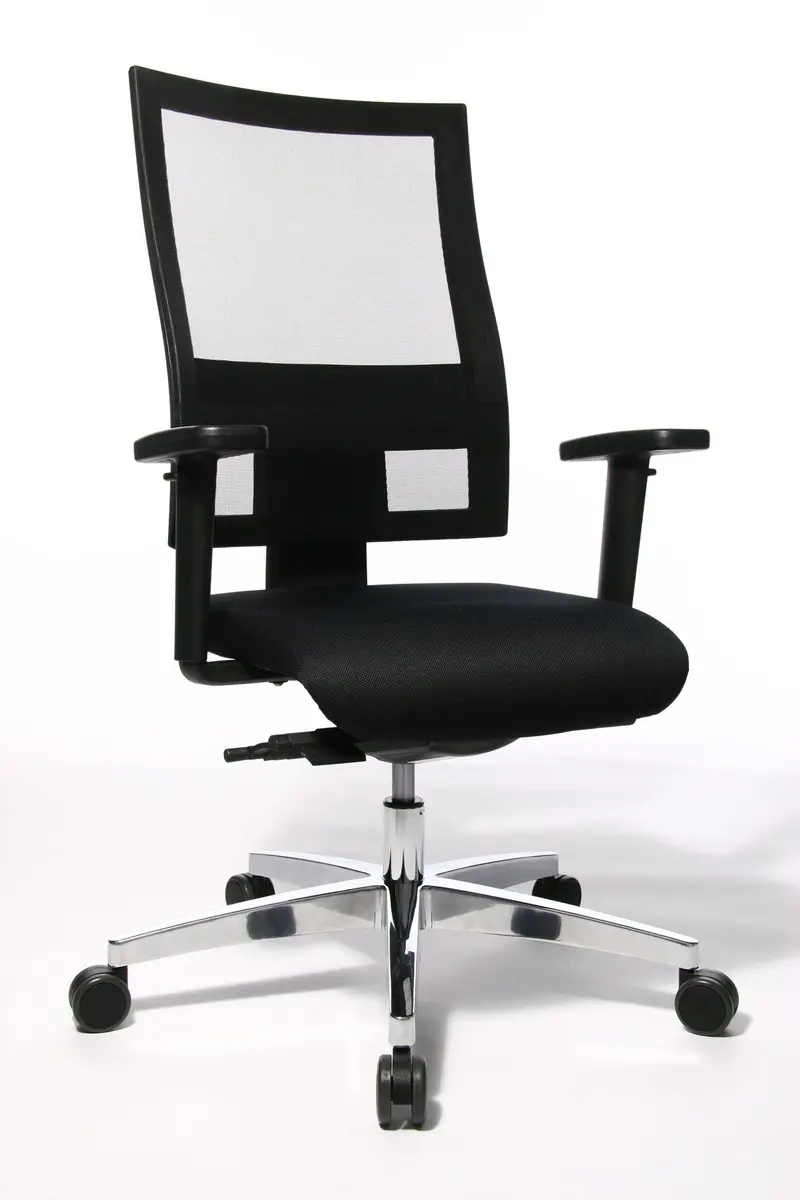 Bürodrehstuhl Profi Net 11 - Stoff, Schwarz