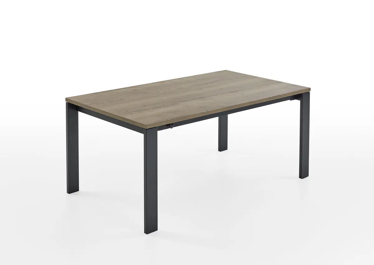 Esstisch - ausziehbar, LB ca. 180x100cm, Dekor Halifax Tabak