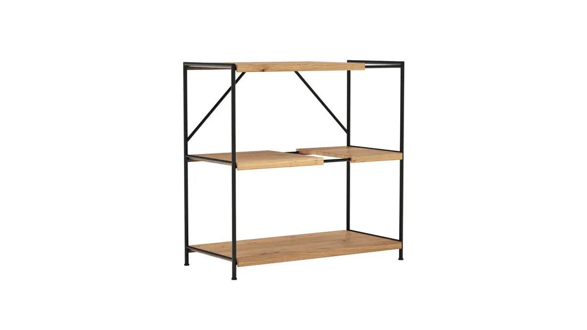 Regal Hartford - Eiche massiv, natur geölt