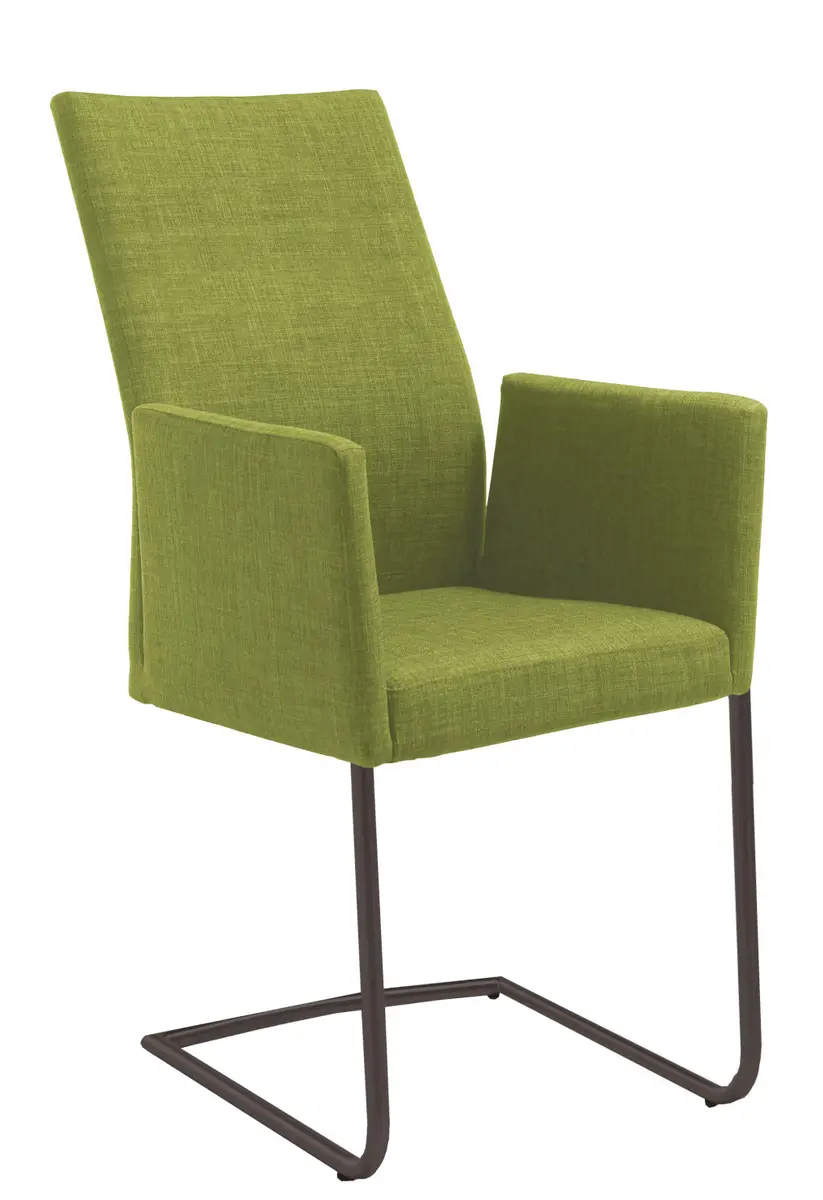 Freischwinger - Stoff, Lindgrün