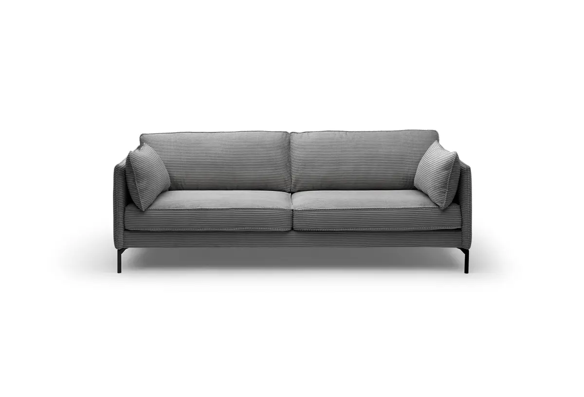 Sofa- 3,5-Sitzer, Stoff, Graphit