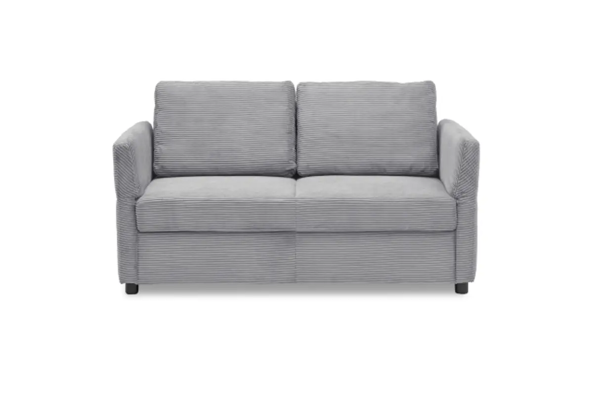 Sofa PRO FLEXX - 2-Sitzer, Stoff, Hellgrau