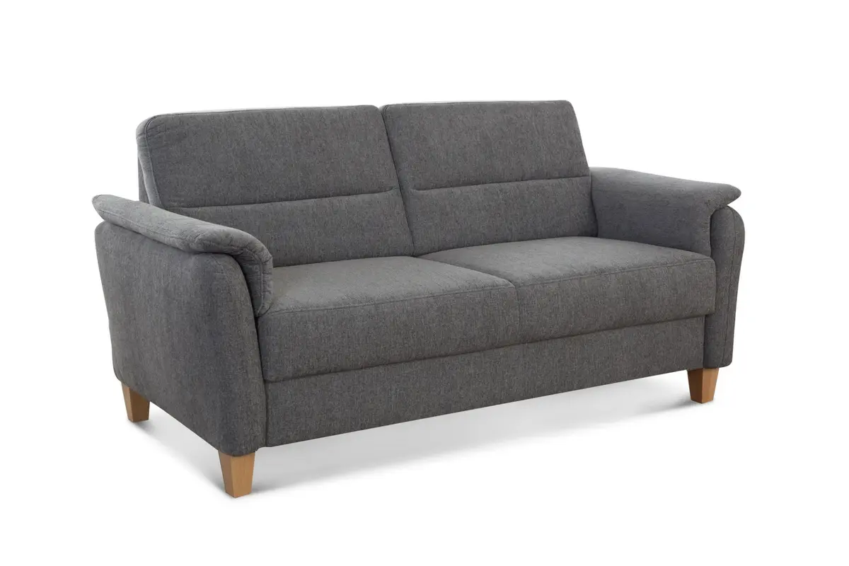 Sofa - 3-Sitzer, Stoff, Grau