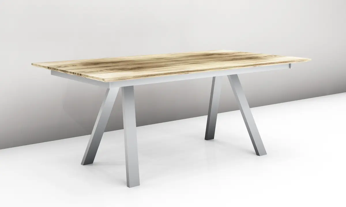 Esstisch - ausziehbar, LB ca. 290x100 cm, Eiche furniert