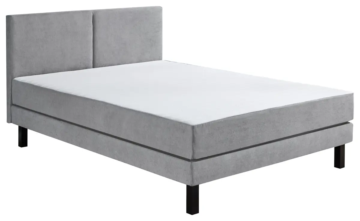 Boxbett- Liegefläche ca. 140x200 cm, Stoff, Grau