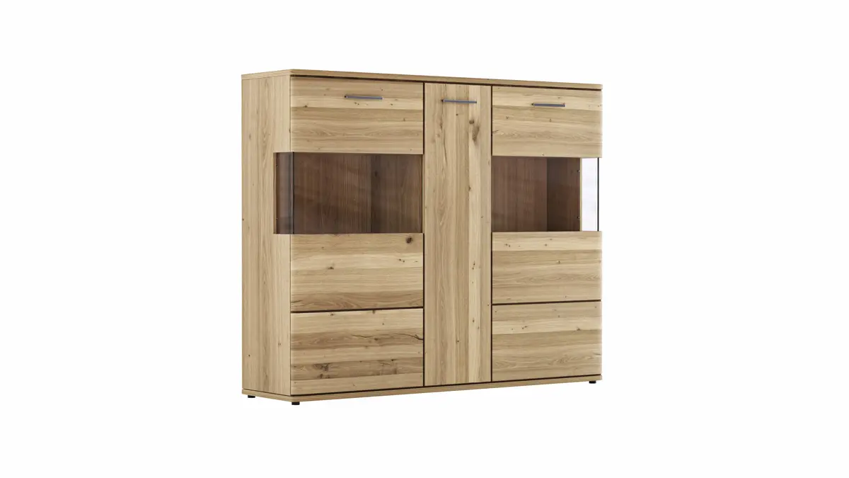 Highboard Paso - Asteiche bianco