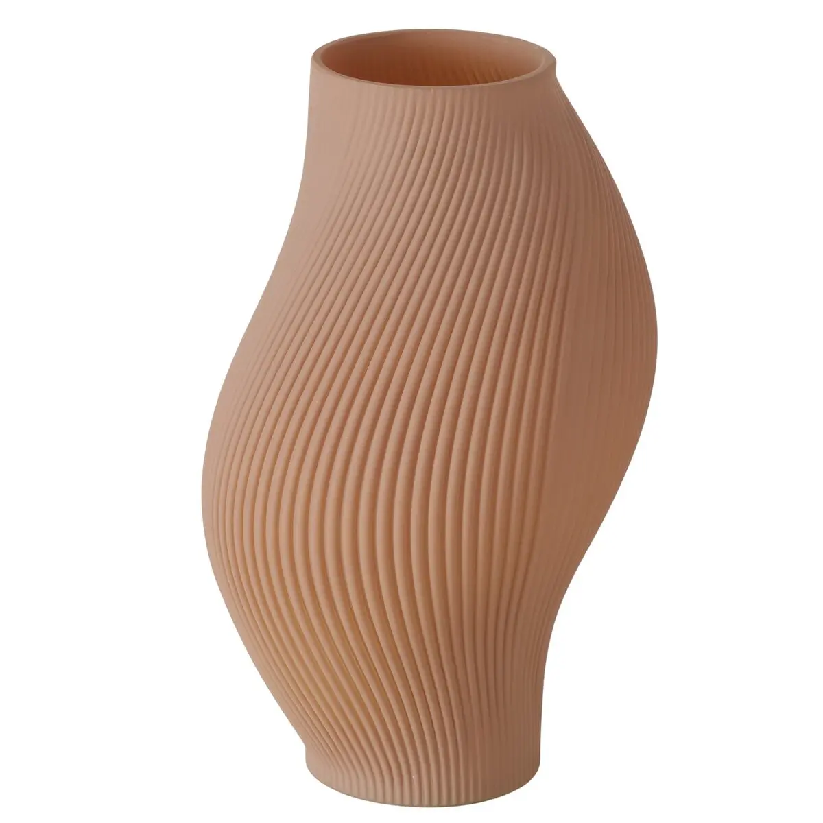 Deko-Vase - DH ca. 17x30 cm, Braun