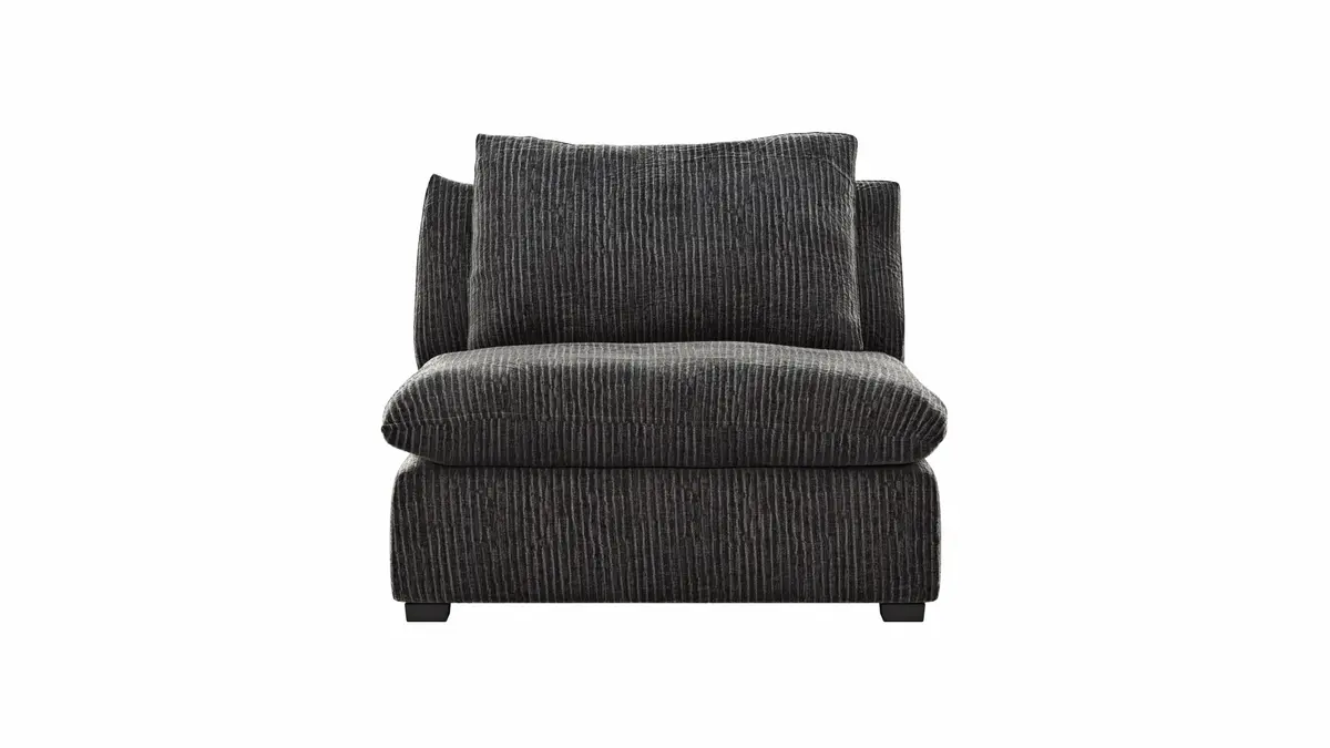 Sessel Ulf - Cord,  Anthrazit