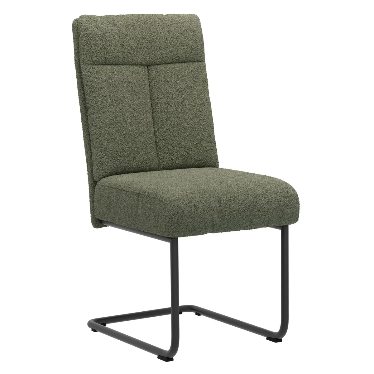 Freischwinger Ravina - Stoff, Olivgrün