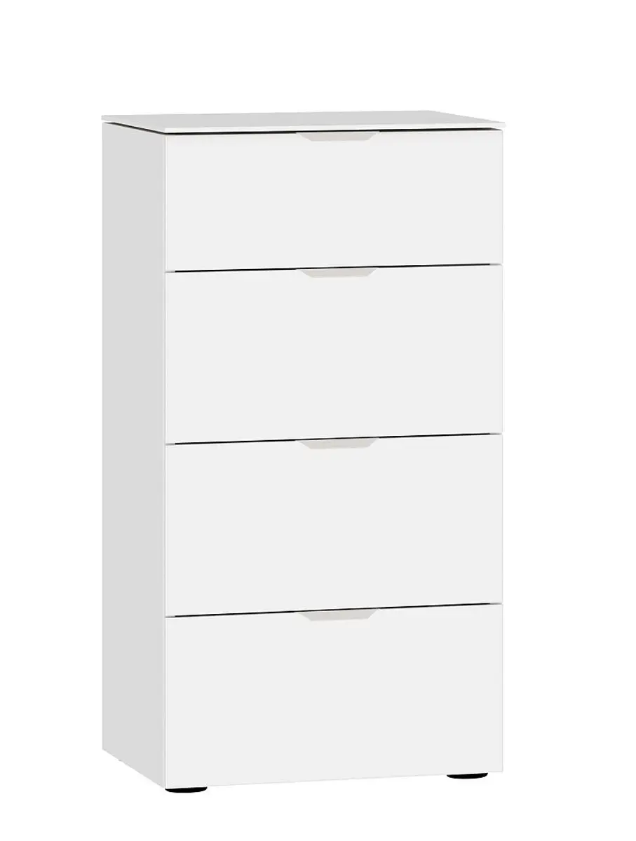 Kommode JOIN IT- Glas, Weiß, Matt, Weiß