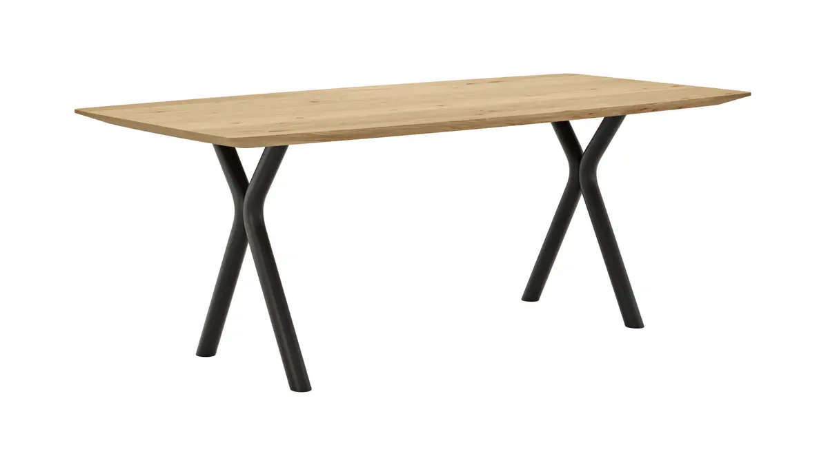 Esstisch 3150 - LB ca. 200x100 cm, Eiche massiv geölt