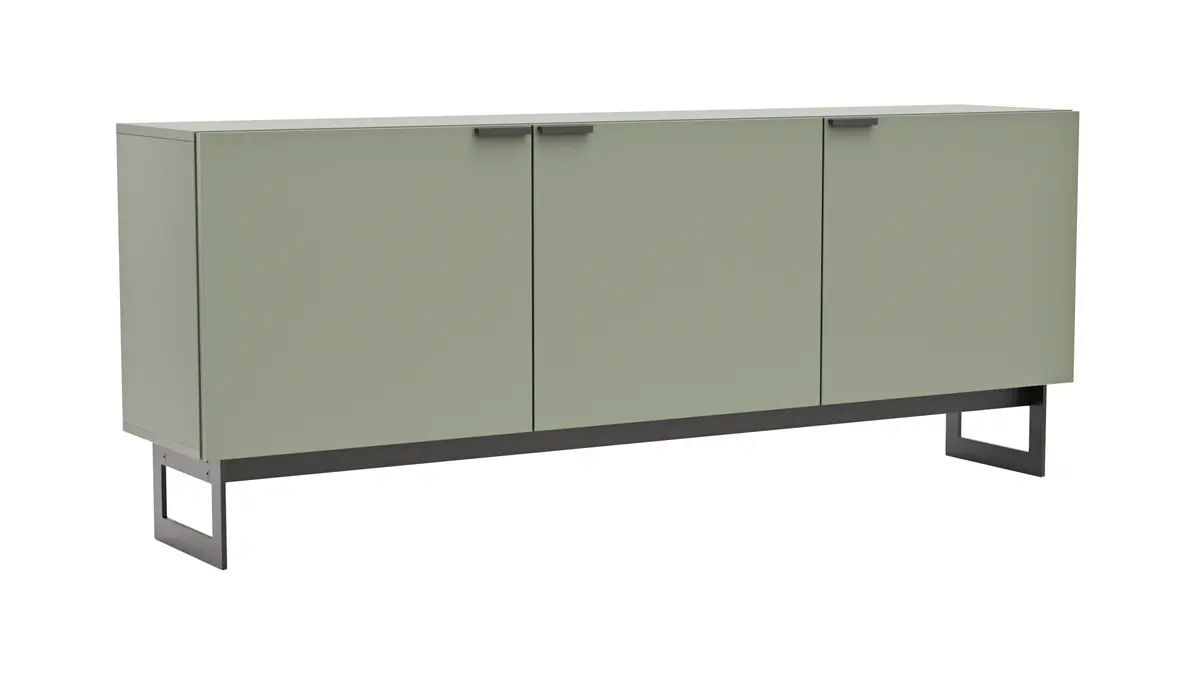 Sideboard 4450 - Lack, Olivgrün