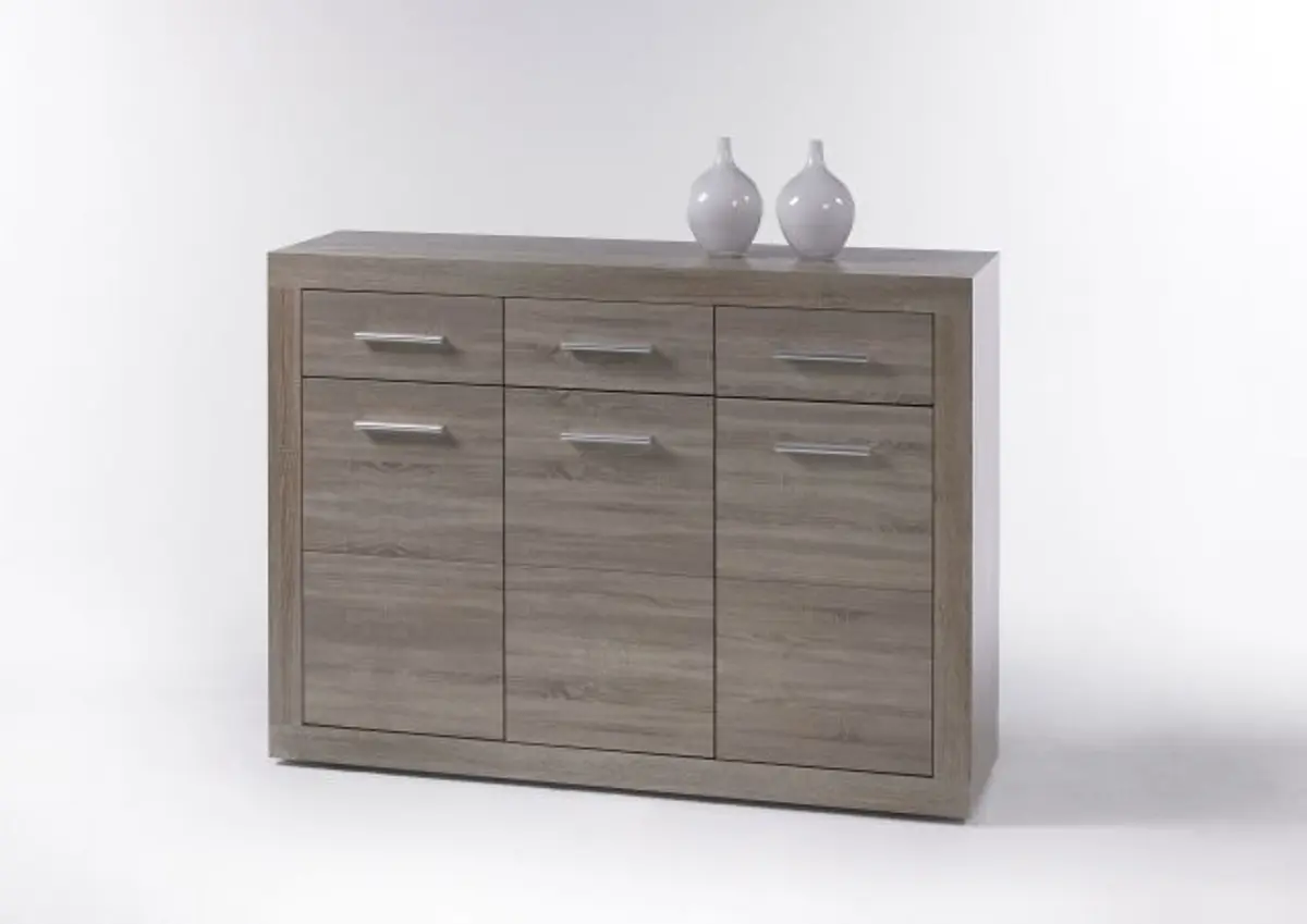 Kommode - B ca. 117 cm, Sonoma Eiche Nachbildung