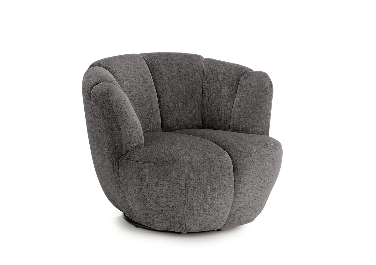 Drehsessel - Größe. L, Stoff, Graphit