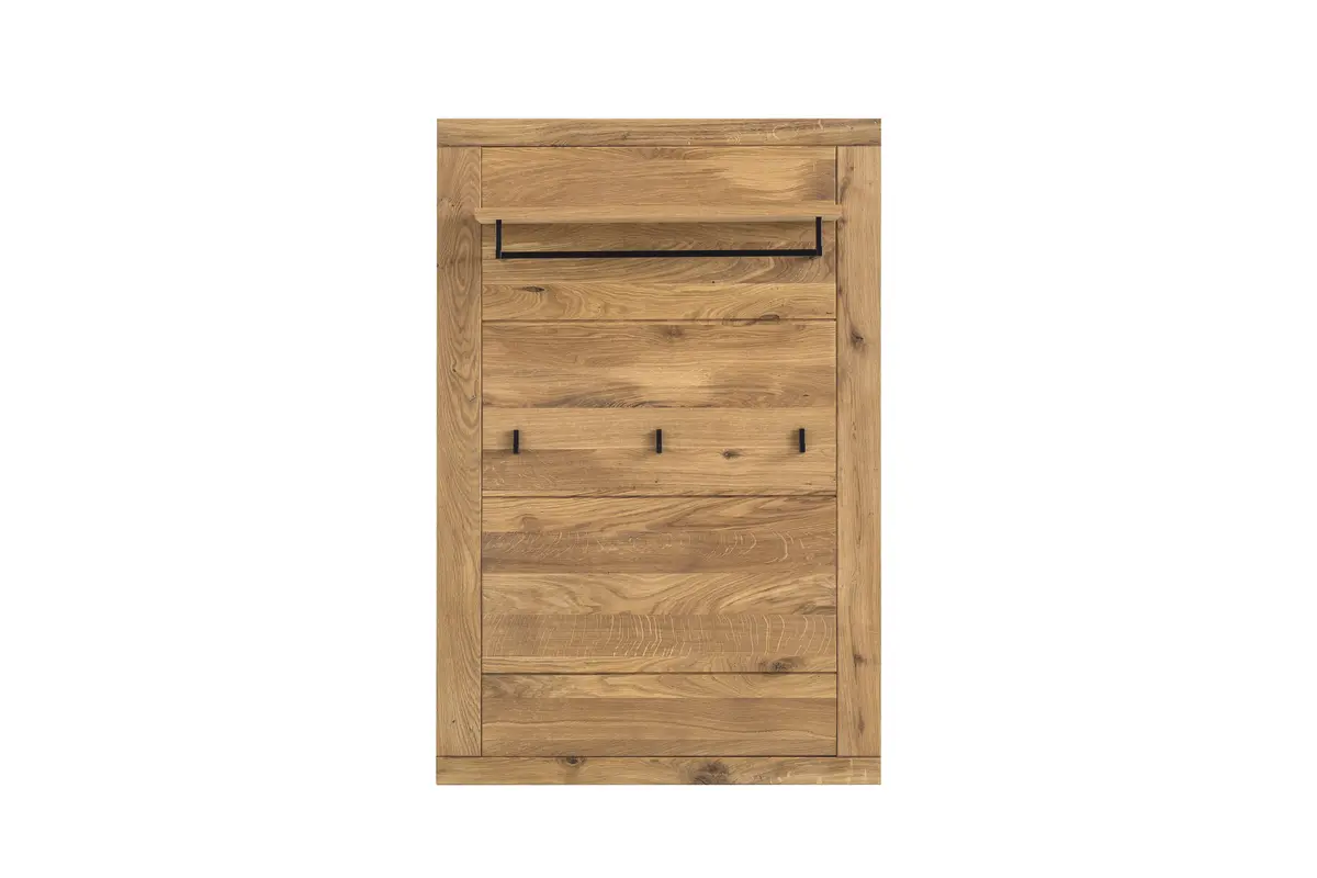 Garderobenpaneel- Eiche, Massiv