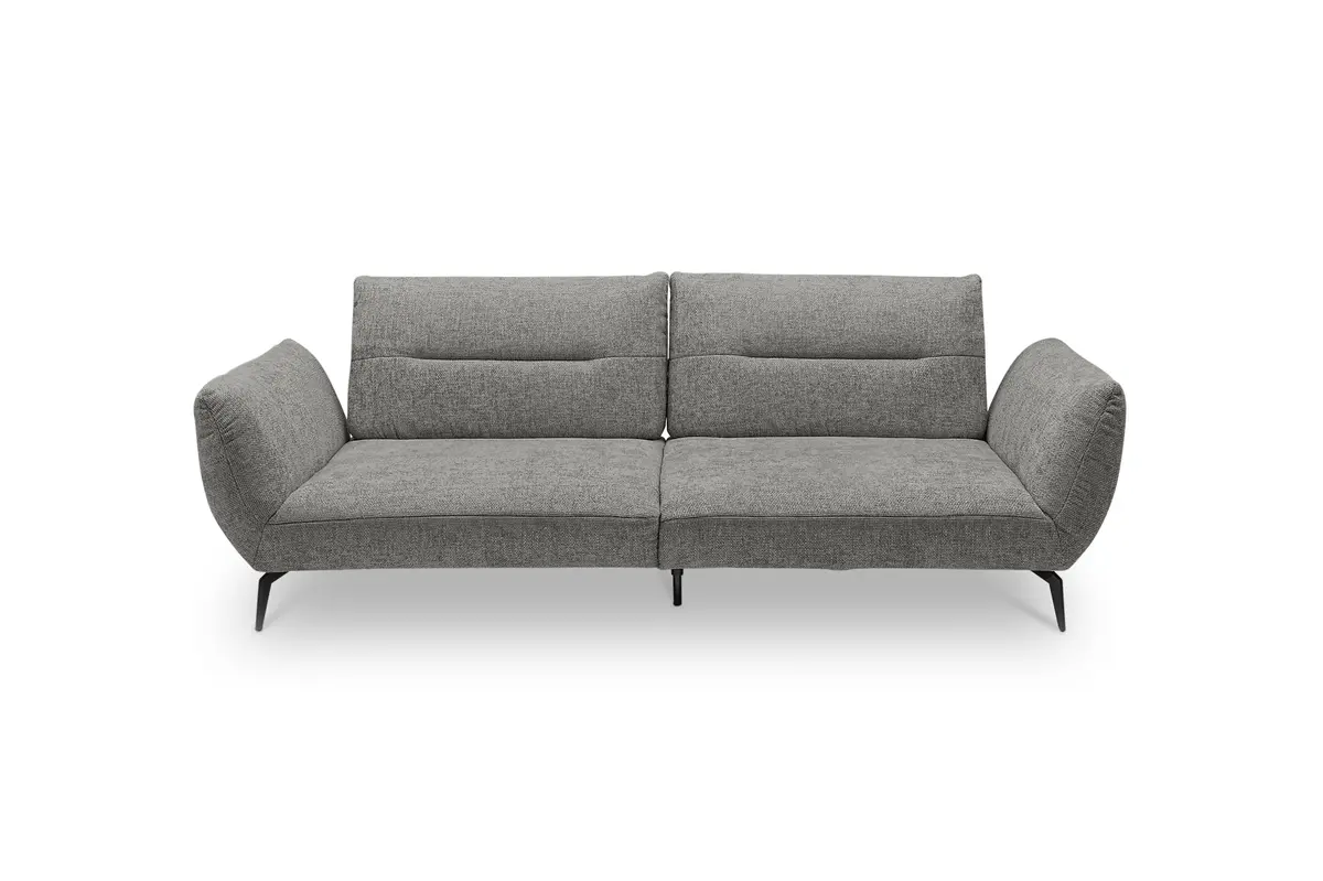 Megasofa PAYTON - 3-Sitzer, Stoff, Grau