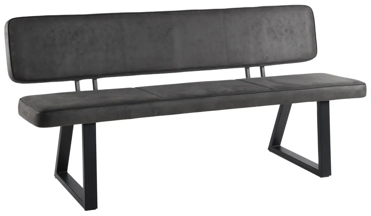 Bank - Microfaser, Anthrazit
