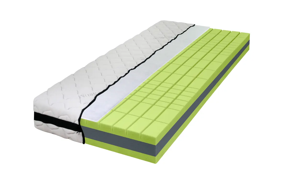 7 Zonen-Kaltschaum-Matratze- Liegefläche ca. 90x200 cm, Extra fest