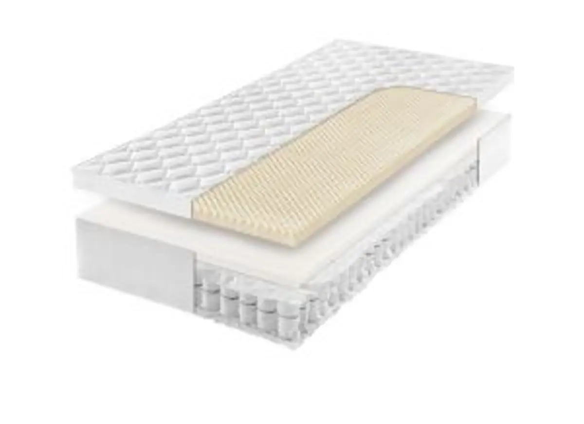 Tonnentaschenfederkern-Matratze EM Super Top T - Liegefläche ca. 90x200 cm