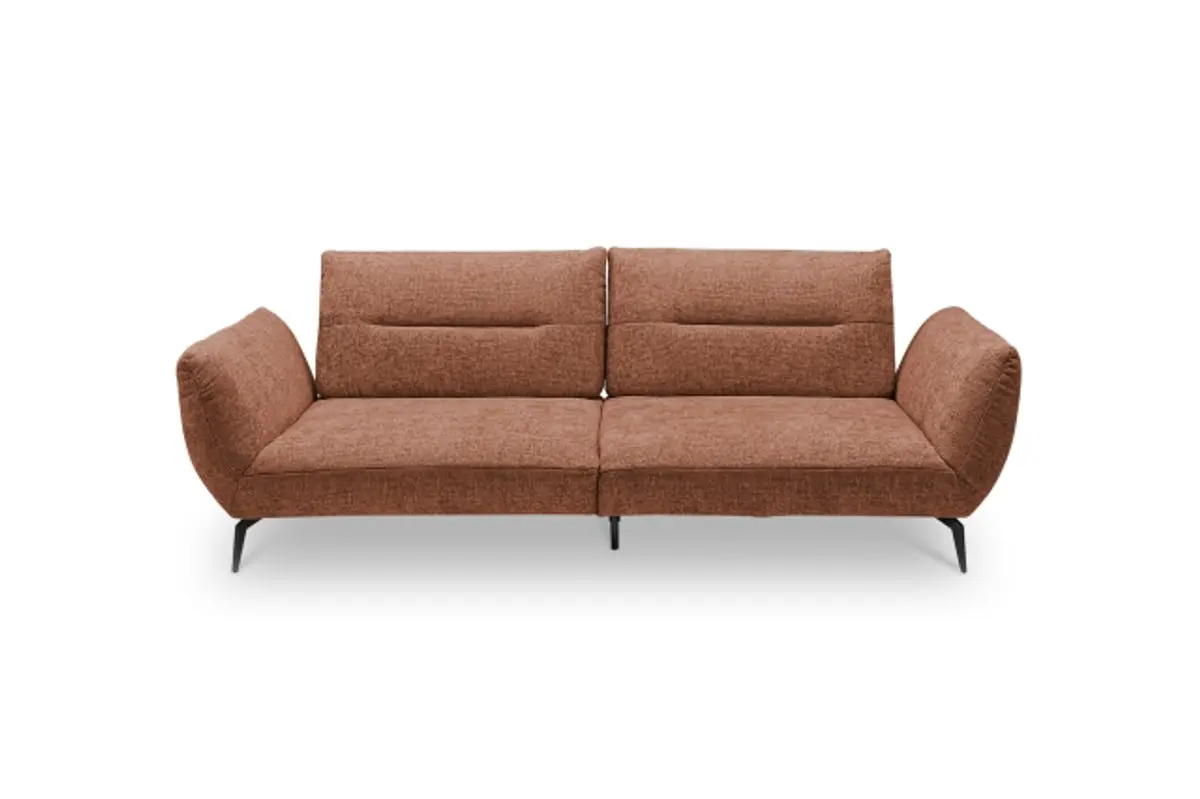 Megasofa PAYTON - 3-Sitzer, Stoff, Orange