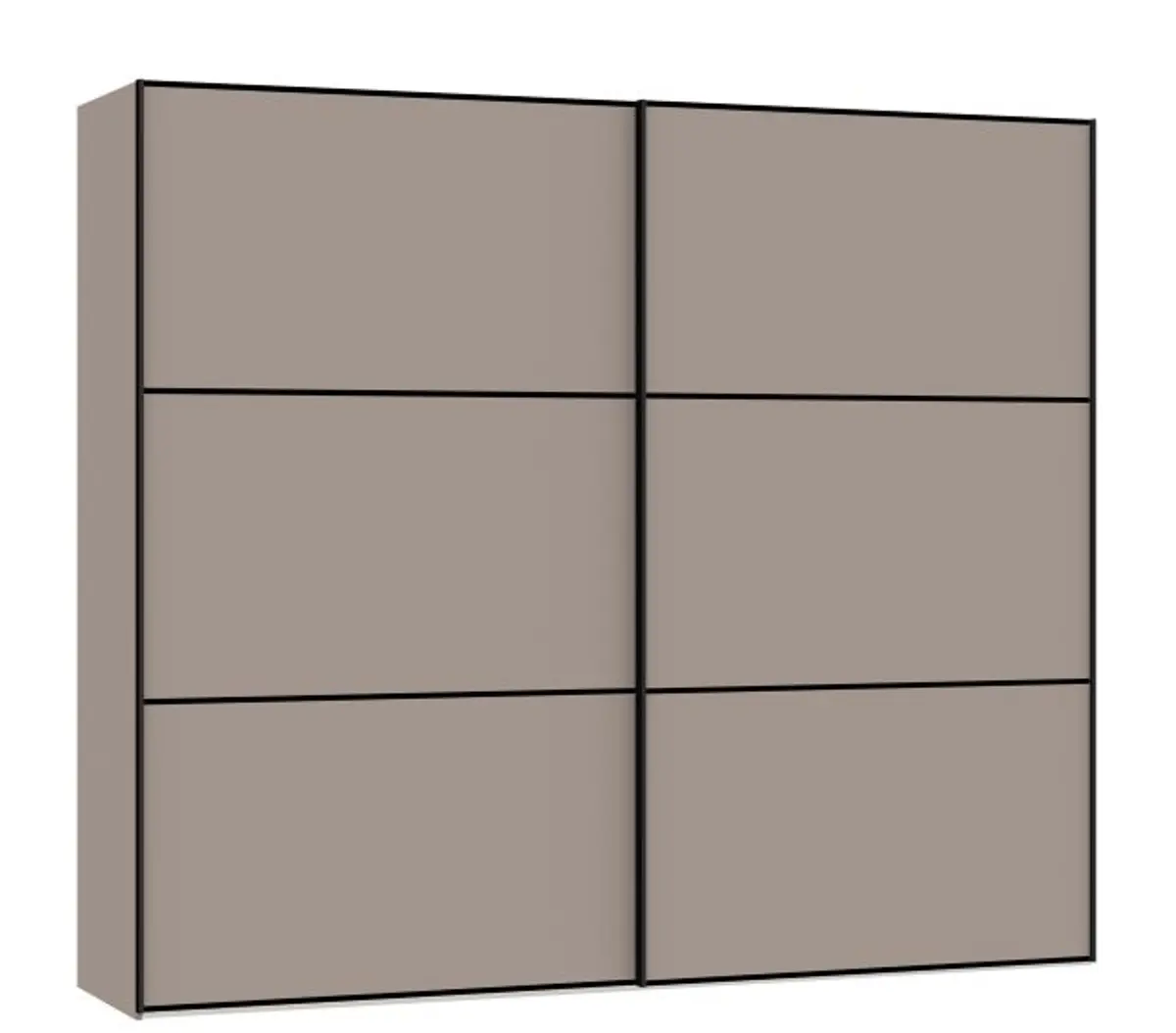 Schwebetürenschrank JOIN IT- B ca. 252 cm, Nougat