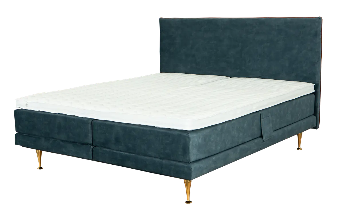 Boxspringbett - Liegefläche ca. 180x200 cm, Petrol 