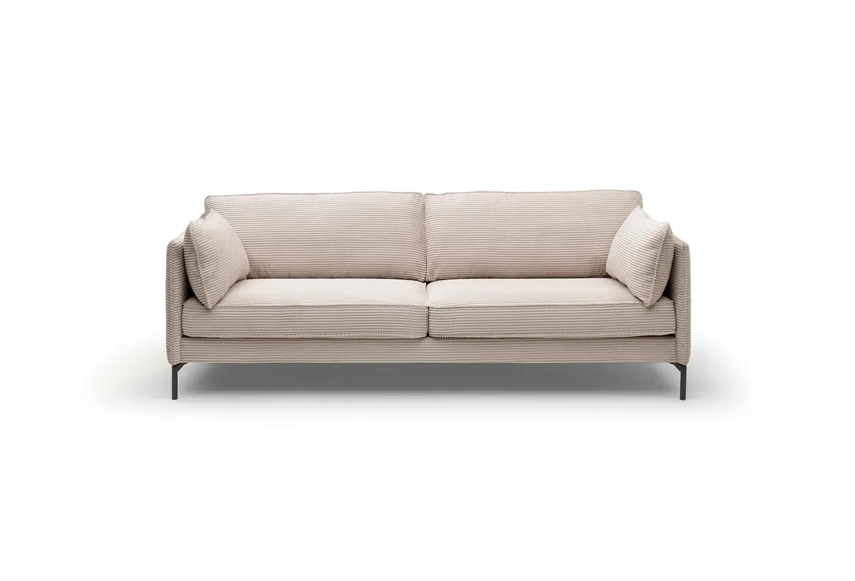 Sofa- 3,5-Sitzer, Stoff, Beige