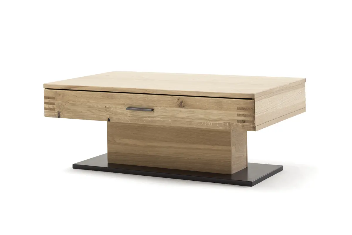 Couchtisch - Schubkasten, LBH ca. 115x70x45 cm, Eiche teilmassiv