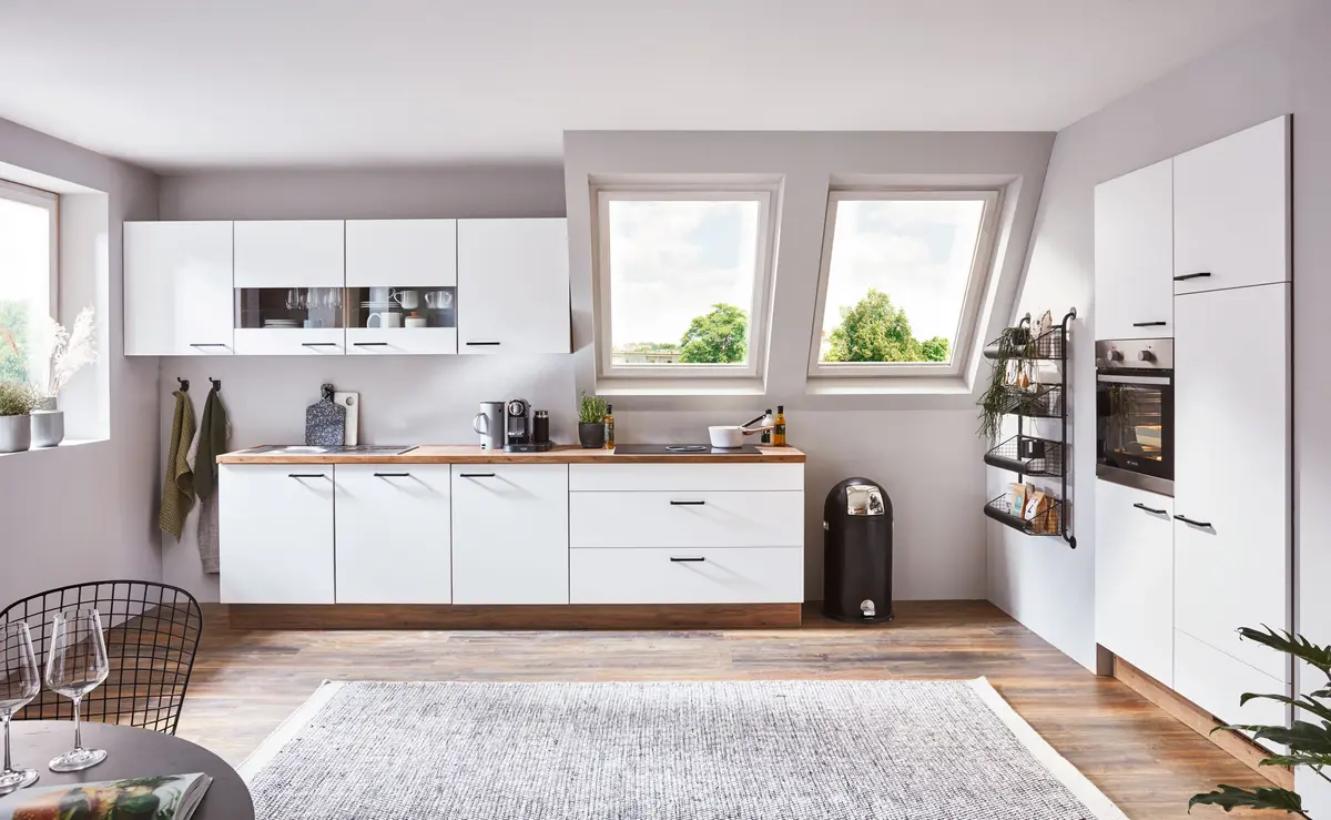 Wohnküche 33.150 11 321, Alpinweiß supermatt