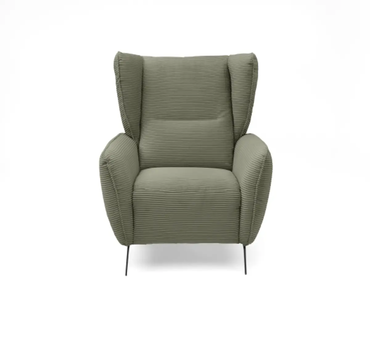 Sessel EILA - Stoff, Olive