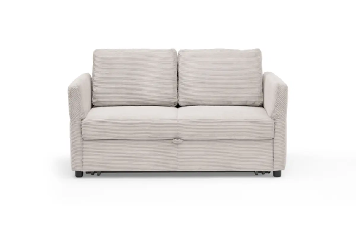 Sofa PRO FLEXX - 2-Sitzer inkl. Schlaffunktion, Stoff, Creme