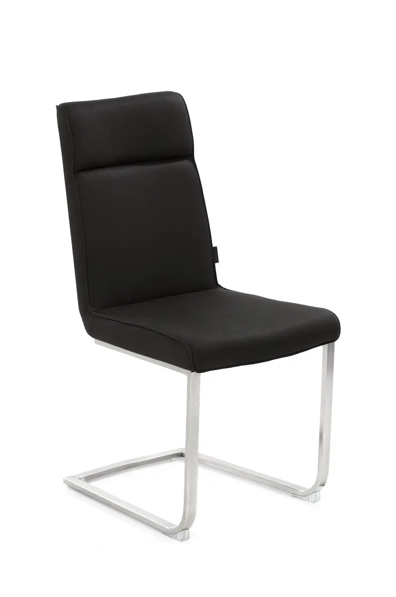 Freischwinger MAREEN - Stoff, Dunkelgrau