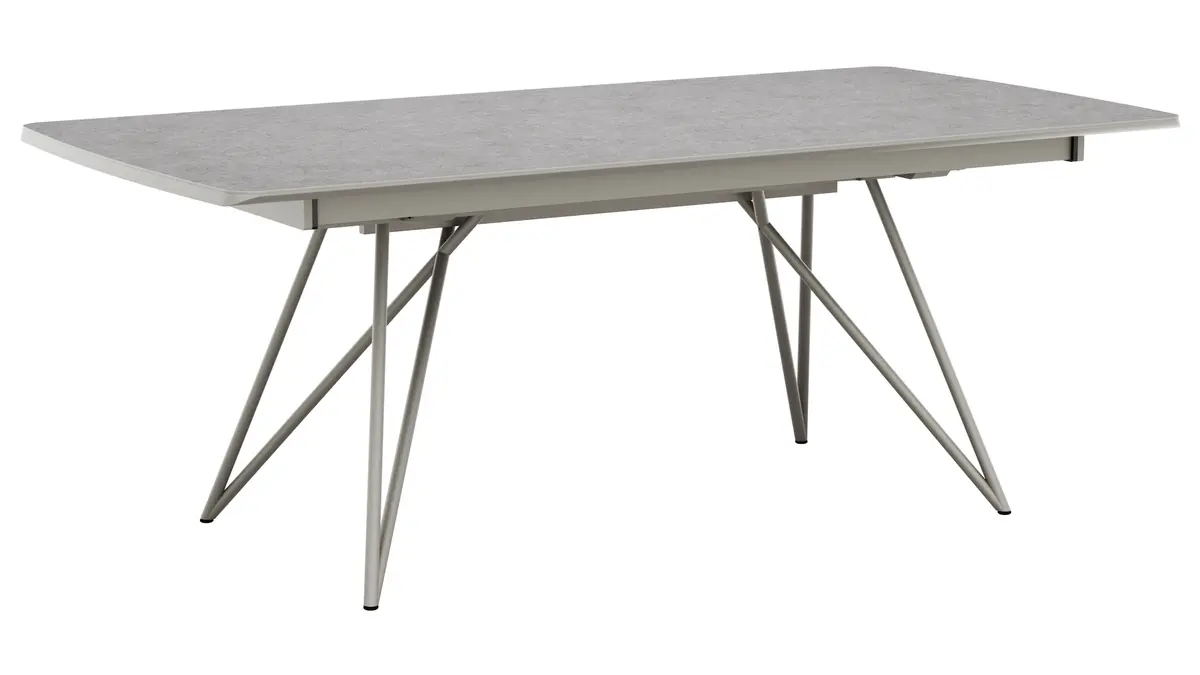 Esstisch Sedana - LB ca. 200x100 cm, HPL, Grau