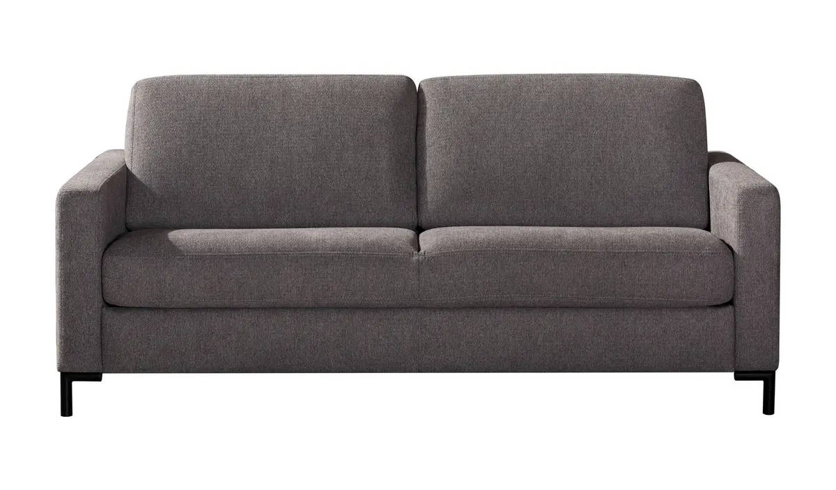 Doppelliege - Schlaffunktion, Stoff, Grau