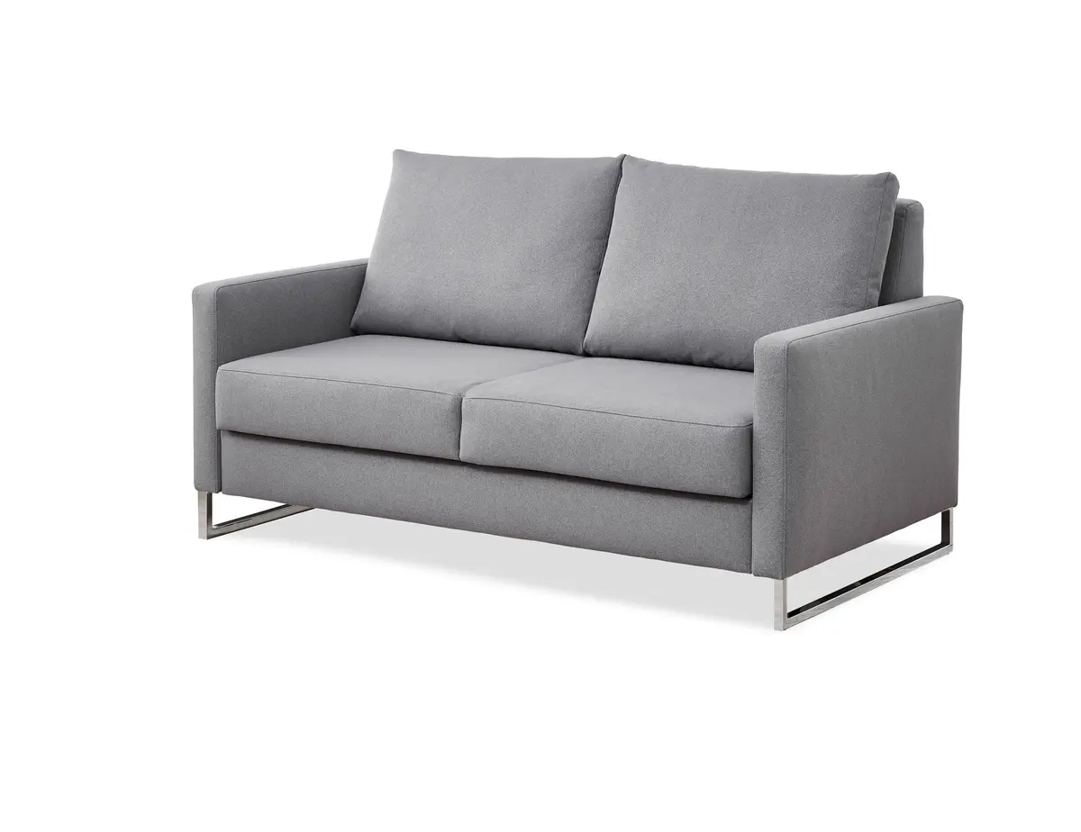 Sofa - Schlaffunktion manuell, Stoff, Anthrazit/Grau