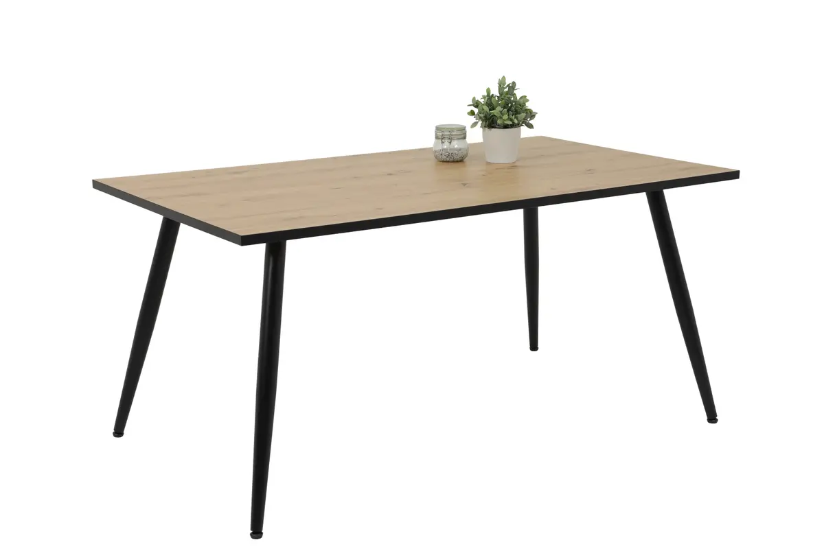 Esstisch - LB ca. 160x90 cm, Eiche Artisan Nachbildung