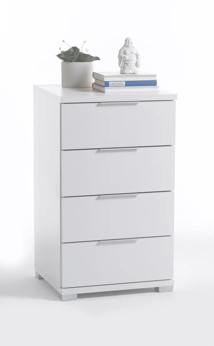Nachtkommode- Weiß