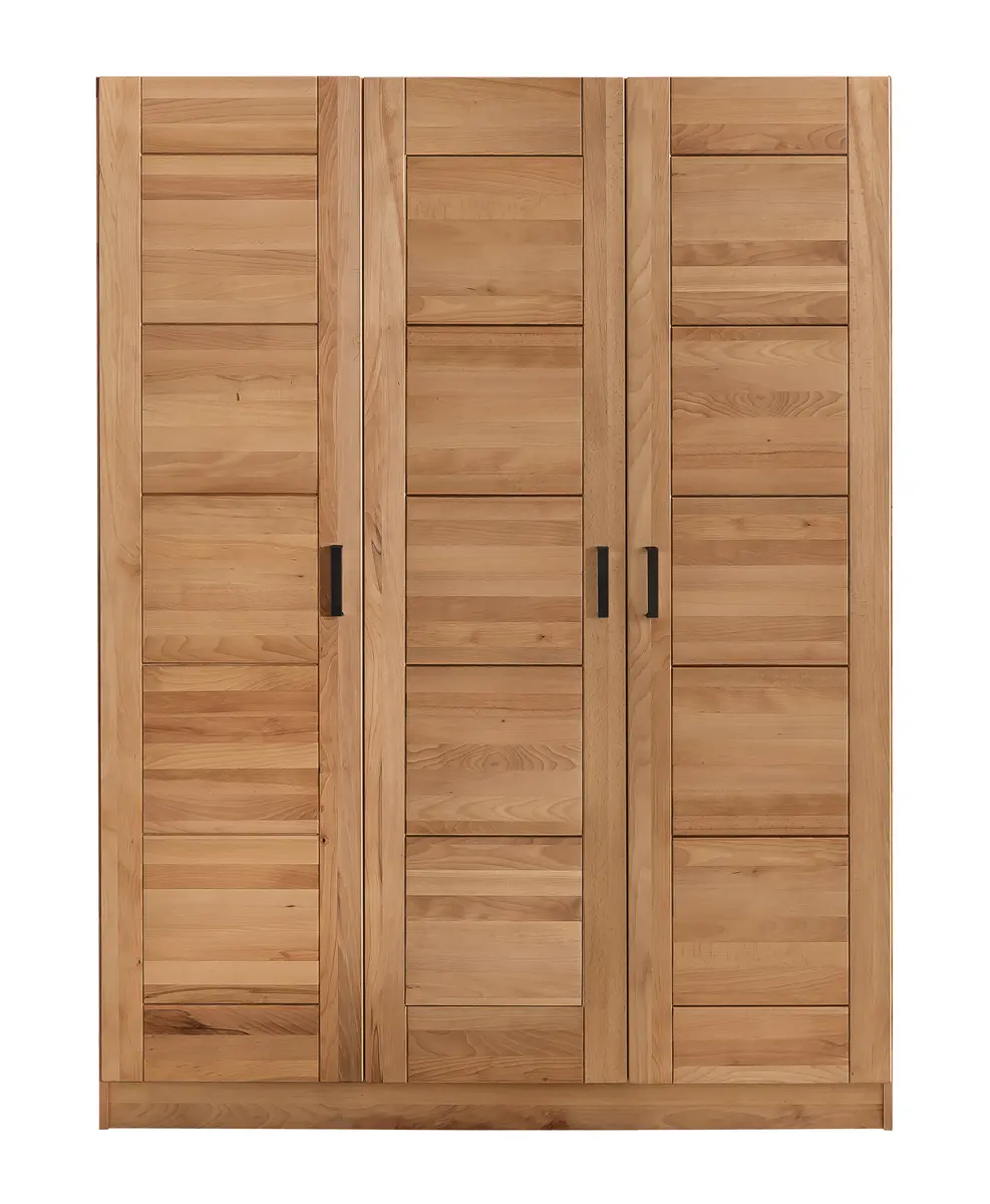 Drehtürenschrank- B ca. 152 cm, Buche, Teilmassiv, Geölt