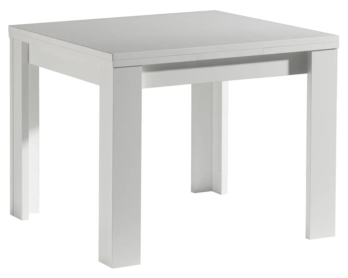 Esstisch - ausziehbar, LB ca. 80x60 cm, Weiß