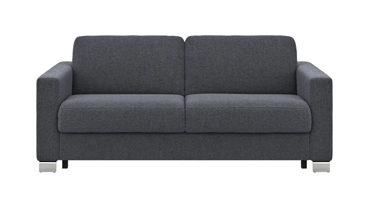 Sofa Nuoro - 2,5-Sitzer inkl. Schlaffunktion, Armlehne 1, Stoff, Eisblau