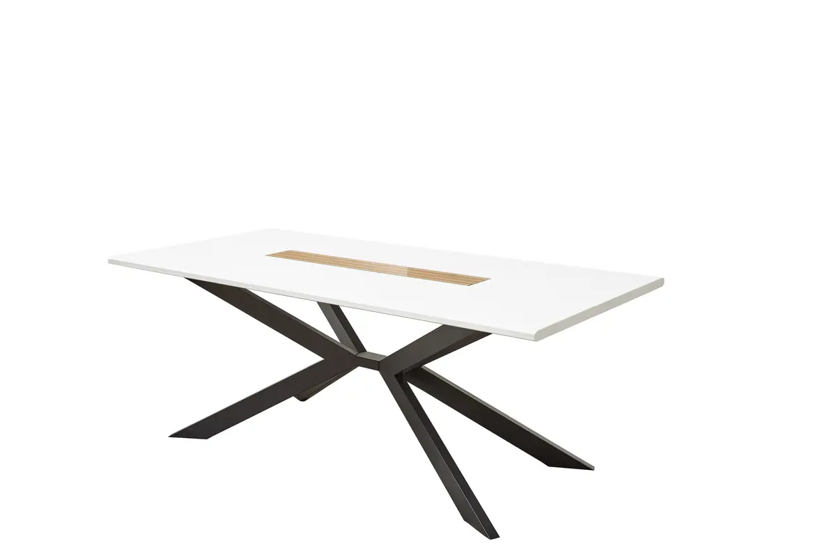 Esstisch - LB ca. 210x100 cm, Weiß