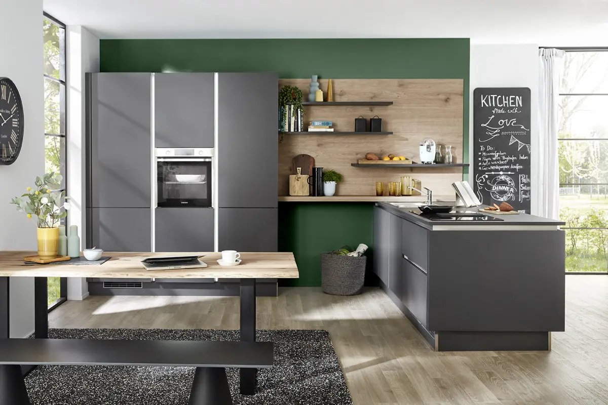 Winkelküche 44.120 2 422, Graphit