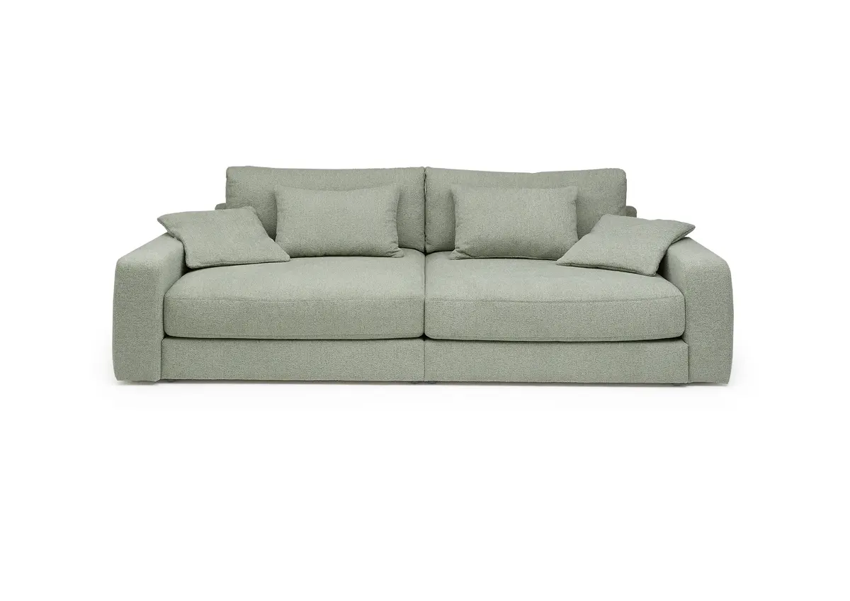 Big Sofa JOVIN - Stoff, Lindgrün