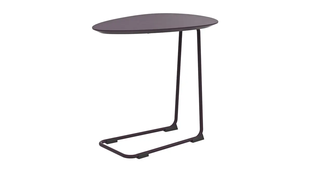 Sofatisch Fano - LBH ca. 57x39x54 cm, Fenix, Aubergine