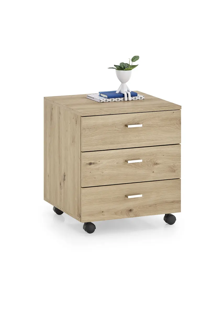 Rollcontainer - Eiche Nachbildung