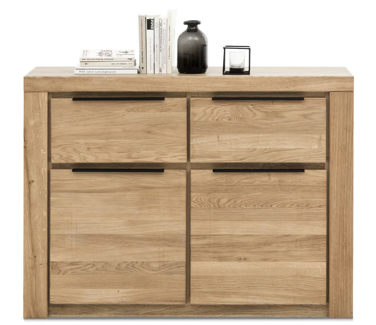 Kommode - Eiche Dekor, Eiche Massiv, Geölt